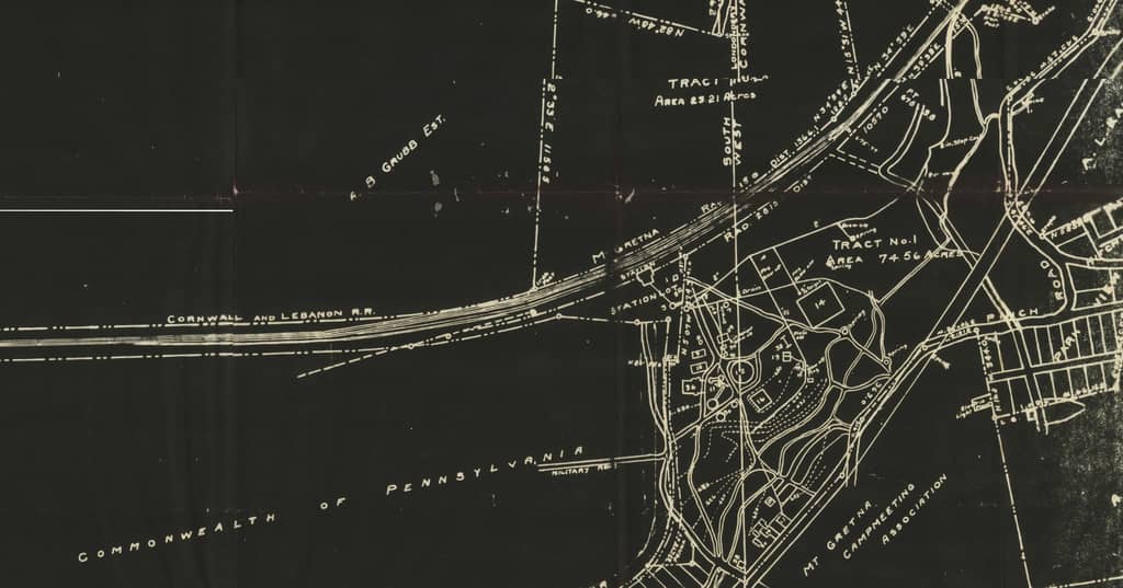 1916 map of Mt. Gretna reveals amusements from another era