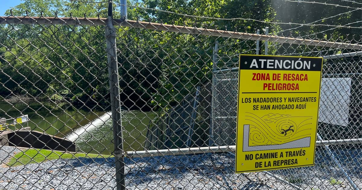 Jonestown Borough adds signage to further deter visitors to low-head dam