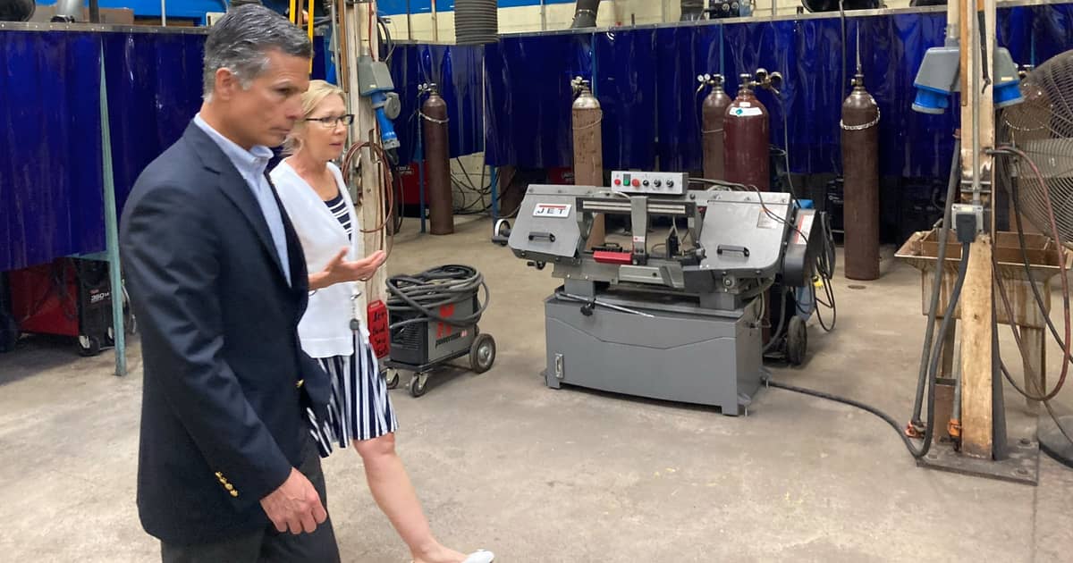 Needs at career and tech center addressed during visit by Meuser