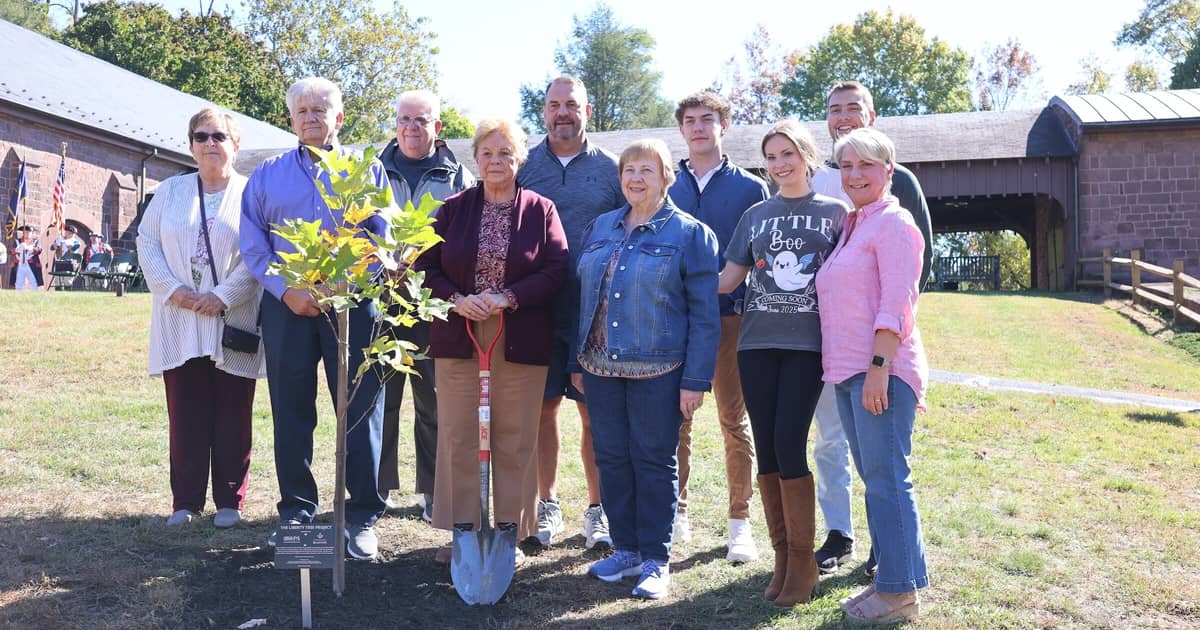 Lebanon County’s Liberty Tree planted at Cornwall Iron Furnace on Oct. 19