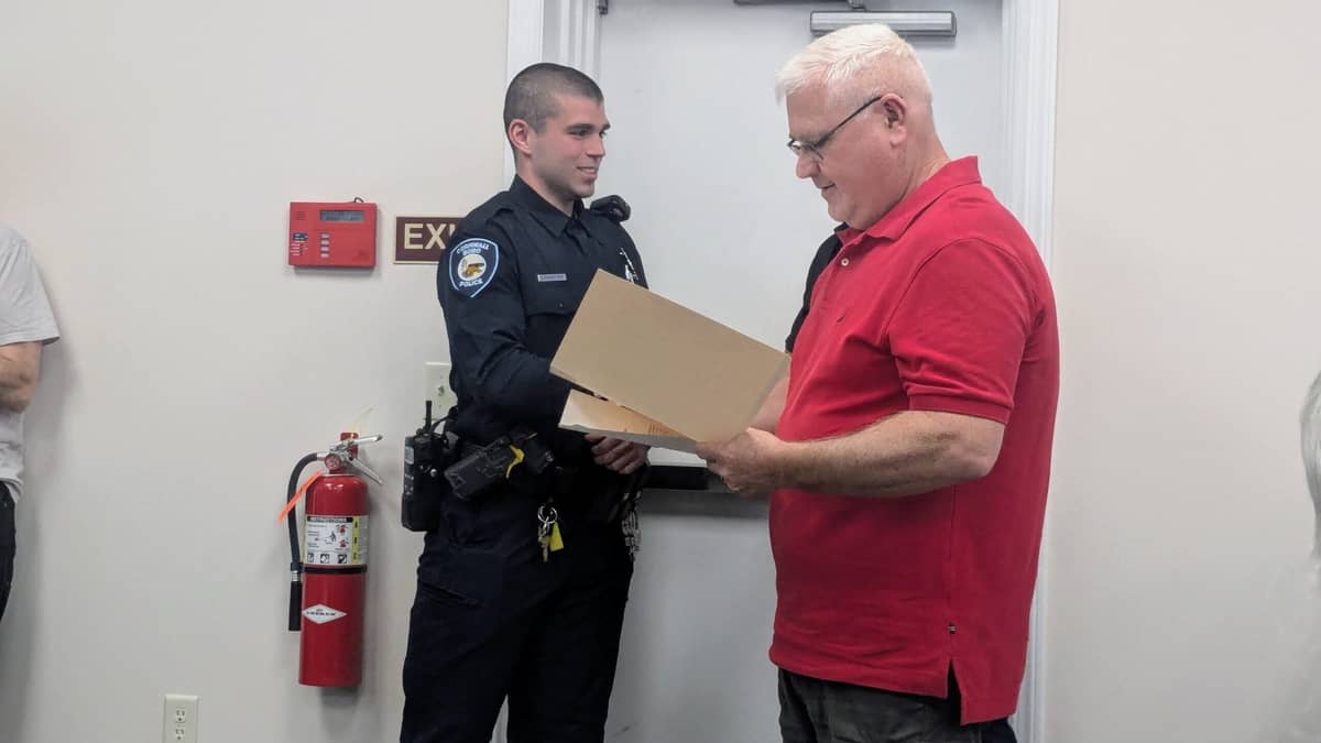 Cornwall Borough PD patrolman Zachary Donmoyer honored with Lifesaving Award