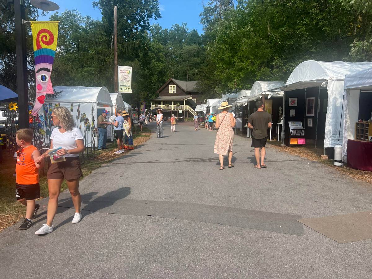 51st Mount Gretna Outdoor Art Show  fills the Chautauqua’s winding paths