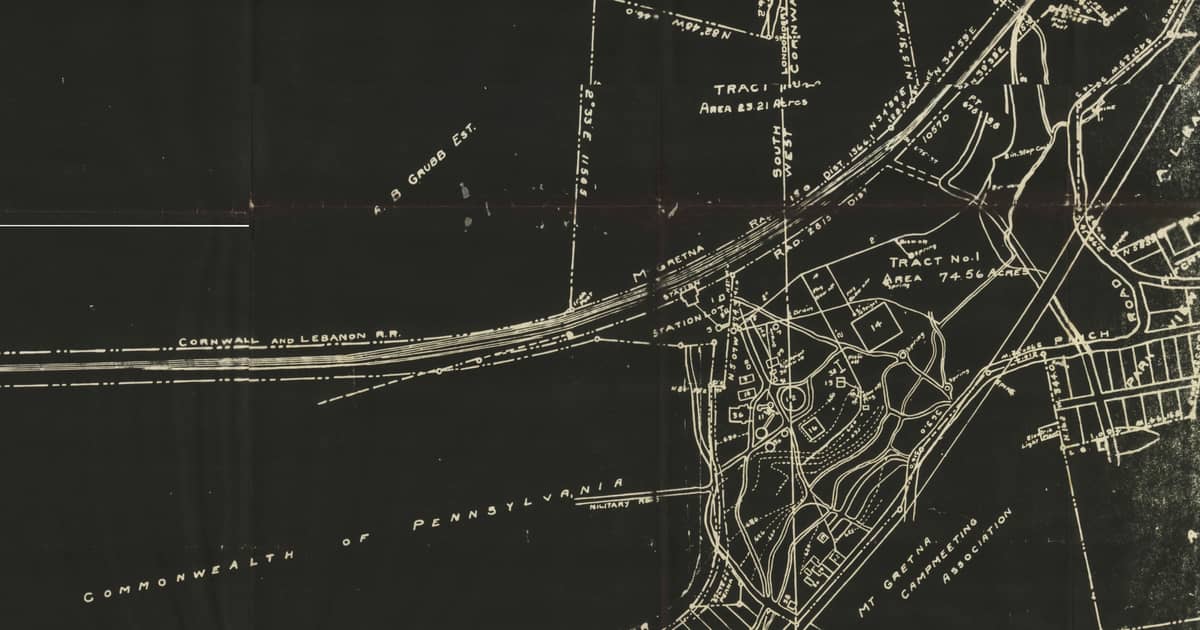 1916 map of Mt. Gretna reveals amusements from another era