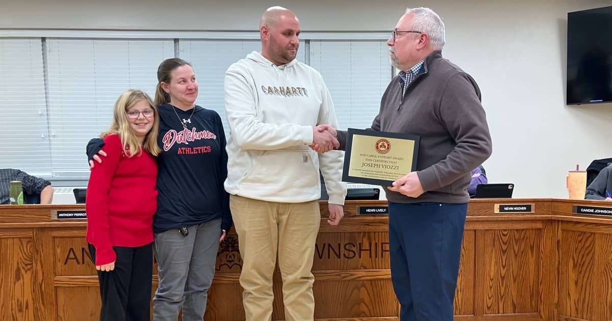 Annville board honors Joseph Viozzi with Carol Stewart Award, re-organizes for ’26