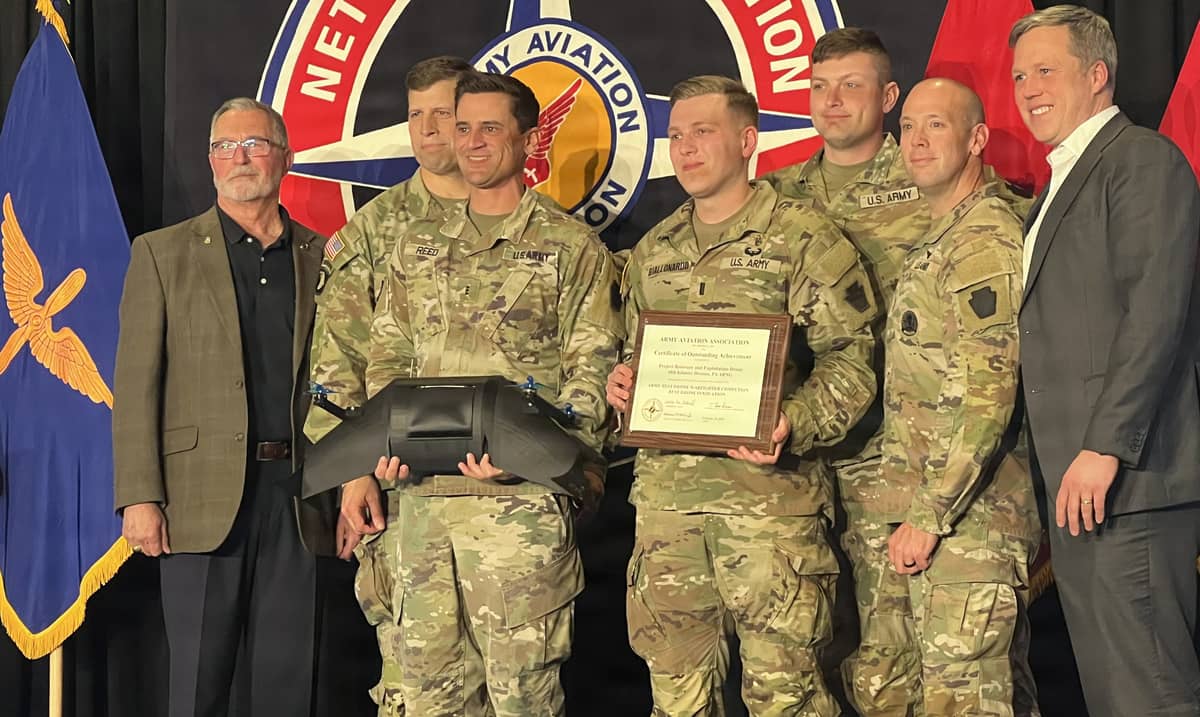 28th Infantry Division team wins for innovation at Army drone competition