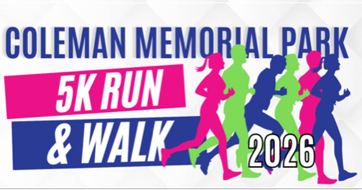 Registration now open for 3rd Annual Coleman Memorial Park 5K Run & Walk