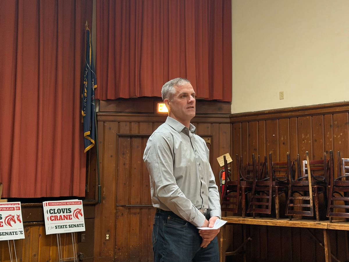 State Senate challenger Clovis Crane holds campaign launch, asks for support