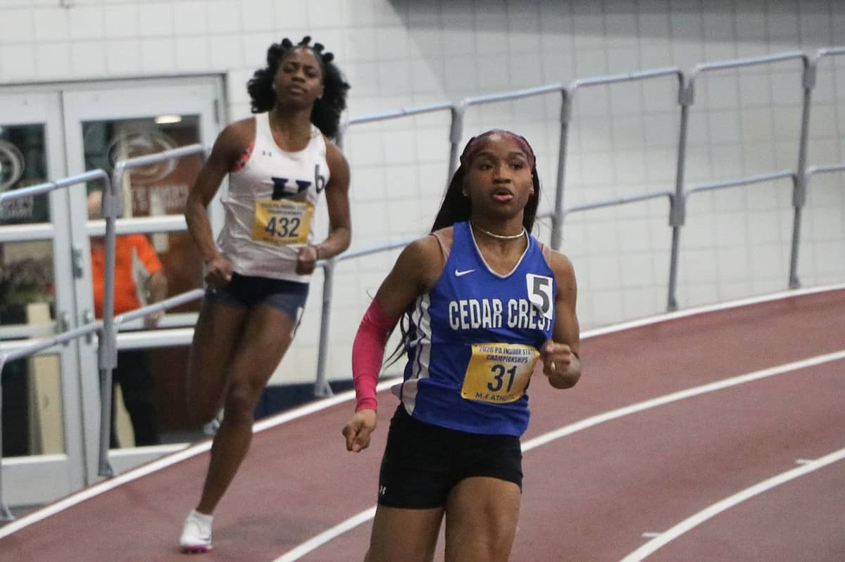 🔗 Cedar Crest phenom Kaddel Howard sets PTFCA meet records