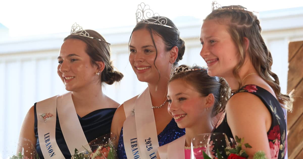2026 Lebanon Area Fair Queen, Alternate, Princess, and Junior Princess crowned