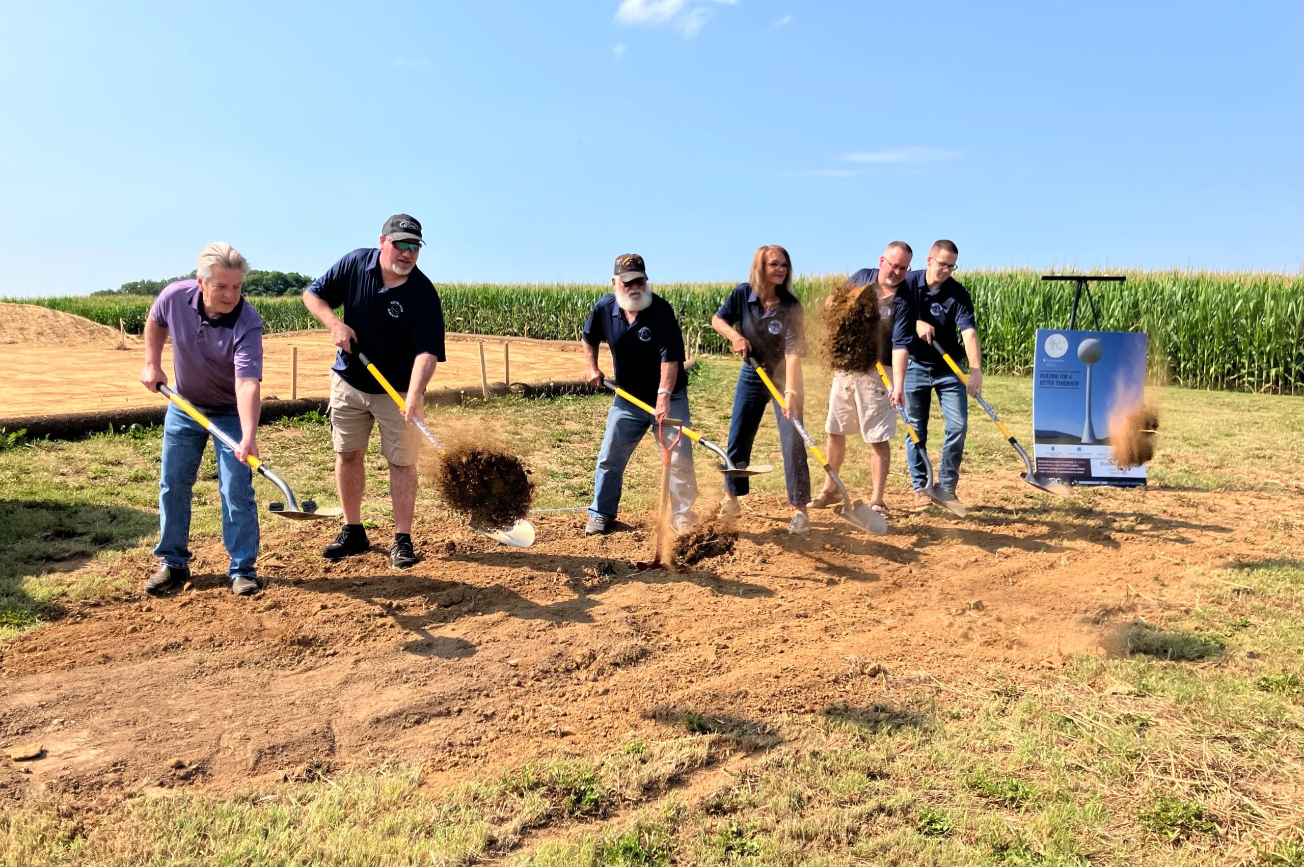 Richland Borough officials break ground for new 500,000 gallon water tower
