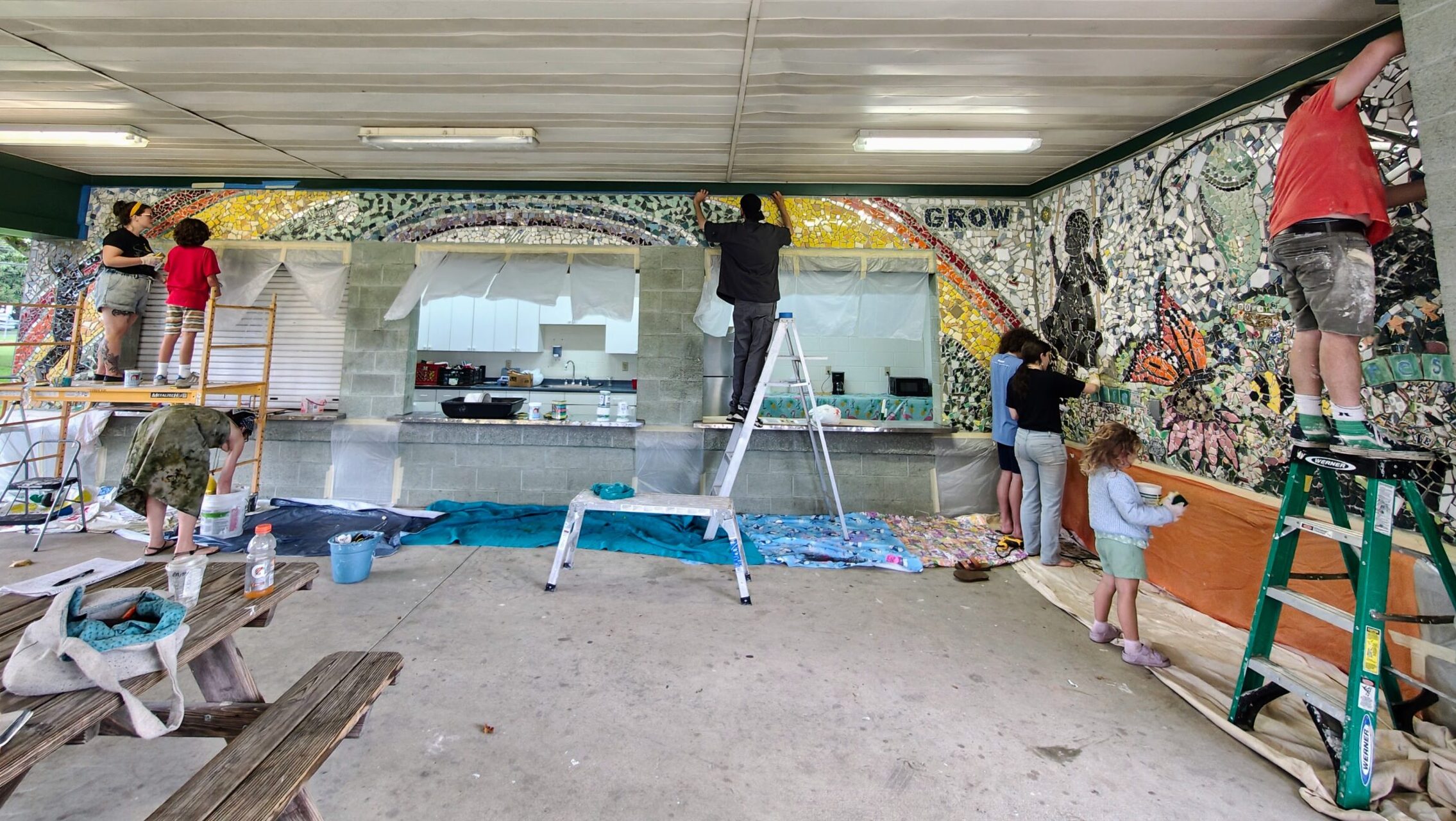 LV Council on the Arts completes 'Grow' mural at Ironwood Park