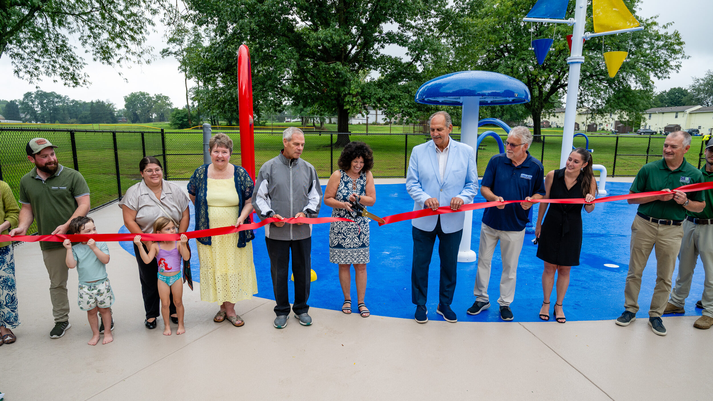 Lebanon opens county's first splash pad at Southwest Park